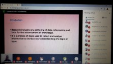 Webinar conducted by Research and PG Dept of Chemistry and Library and Research cell