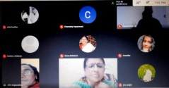 Webinar conducted by Research and PG Dept of Chemistry and Library and Research cell
