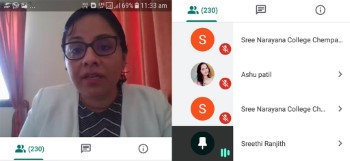 മനശാസ്ത്ര വിഭാഗം നടത്തിയ ദ്വിദിന അന്താരാഷ്ട്ര വെബിനാർ